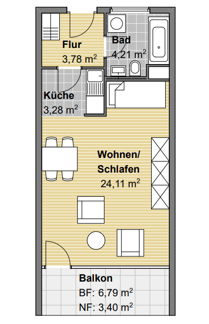  Erdgeschosswohnung Durmersheim