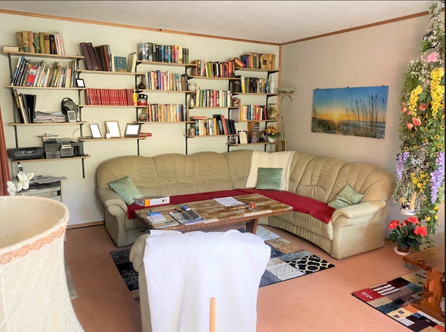 Wohnzimmer Etagenwohnung Karlsruhe / Waldstadt