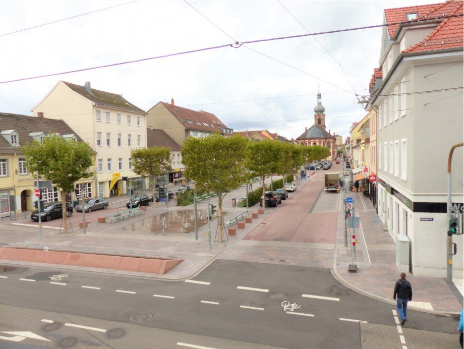 Aussicht Schlafzimmer Etagenwohnung Rastatt