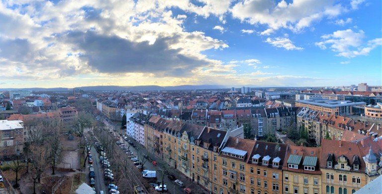 Panorama Karlsruhe Etagenwohnung Rentable 1-Zimmer-Wohnung in der Karlsruhe S�dweststadt