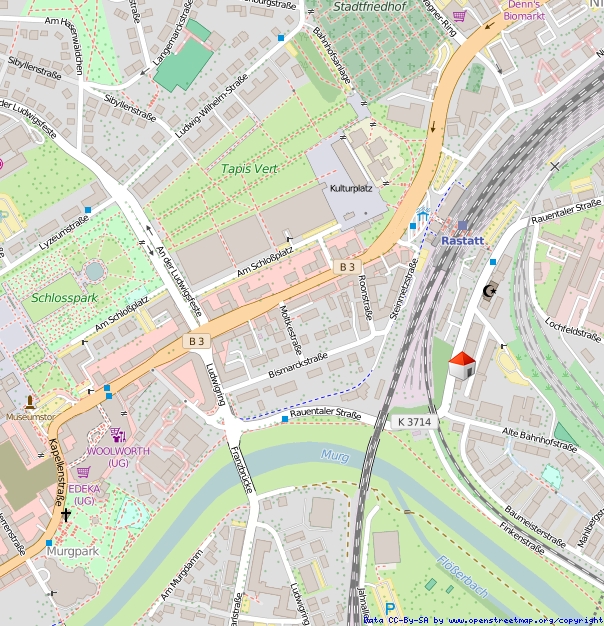 Lageplan Etagenwohnung Rastatt