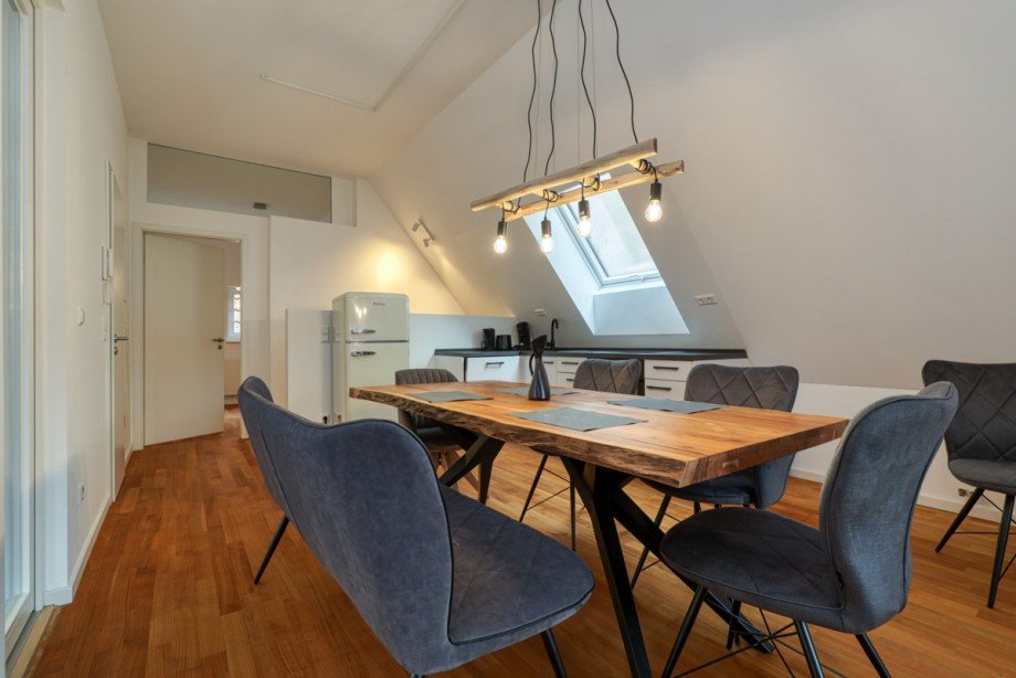 Essbereich Dachgeschosswohnung Ettlingen