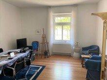 Wohnzimmer Sanierte Altbauwohnung in bester Lage der Karlsruher S�dweststadt