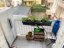 Balkon 2 3-Zimmer-Altbauwohnung in der Karlsruher S�dweststadt