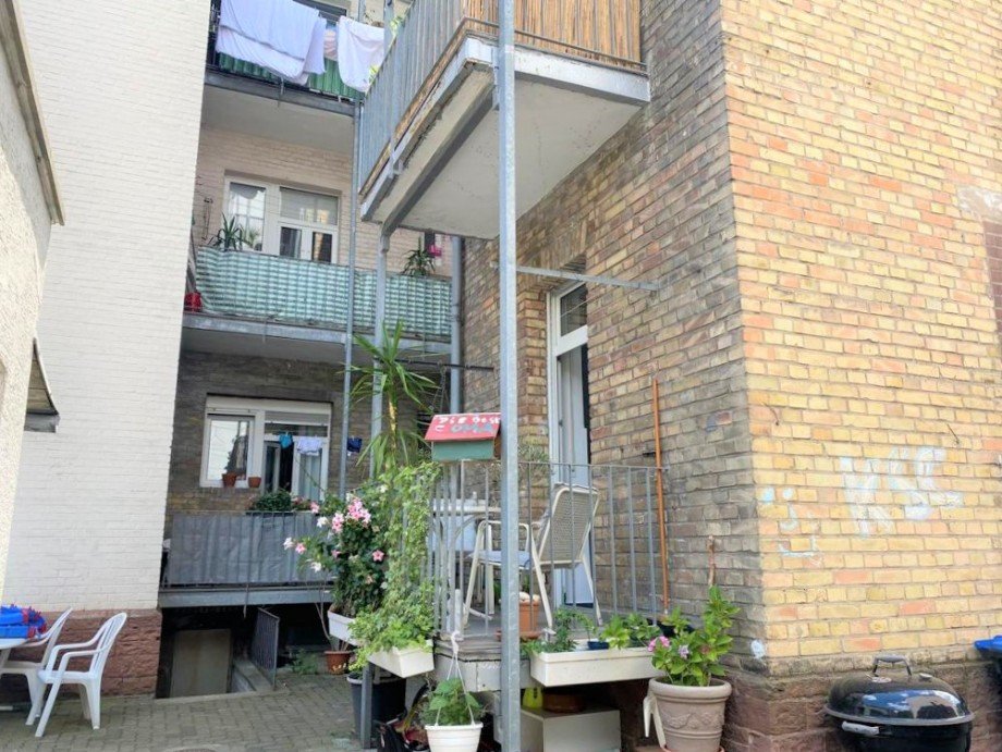 Balkon A Erdgeschosswohnung Karlsruhe