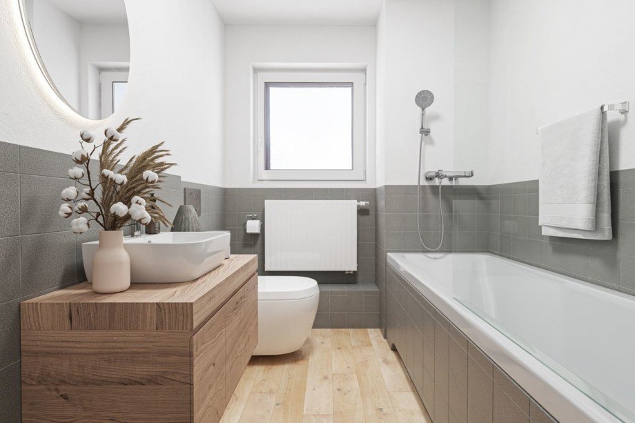 Badezimmer (saniert) Reihenendhaus Rastatt