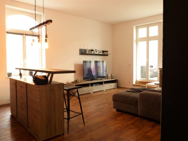 Wohn-Essbereich C Rastatt Terrassenwohnung Moderne 2-Zimmer-Wohnung mit gro�er Terrasse in zentrale Lage