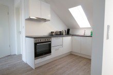 K�che Hochwertig ausgestattetes Business-Apartment  Gustav  in KA-Durlach