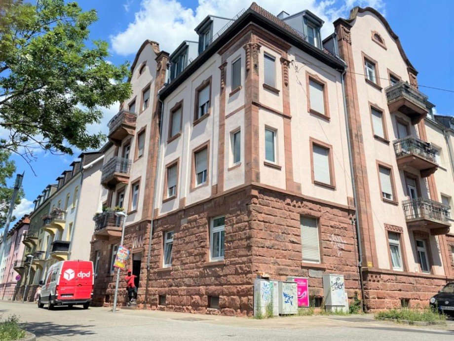 Au�enansicht Erdgeschosswohnung Karlsruhe