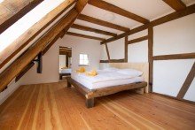Schlafzimmer B Wundersch�nes Business-Apartement  Cesa  in KA-Bulach