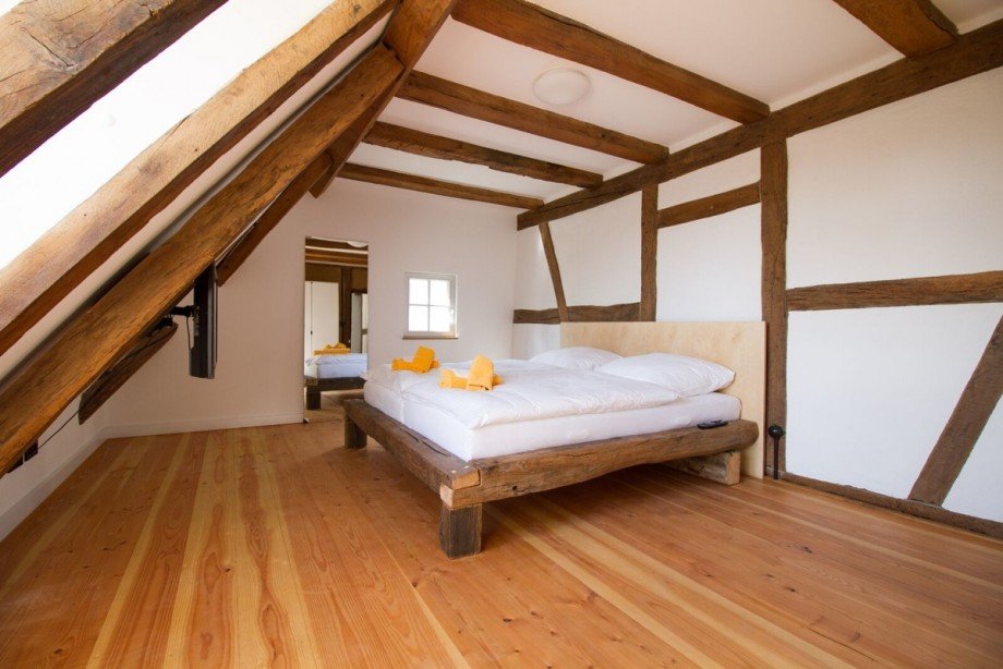Schlafzimmer B Dachgeschosswohnung Karlsruhe