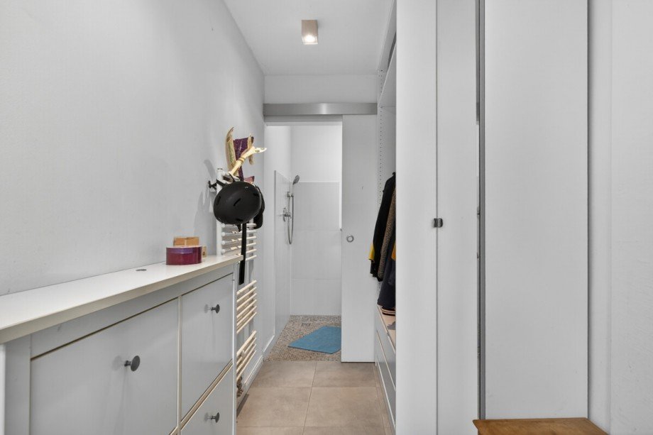 Eingangsbereich mit Zugang G�ste-WC Einfamilienhaus Karlsruhe