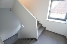 Treppenhaus Hochwertig ausgestattetes Business-Apartment  Emil  in KA-Durlach