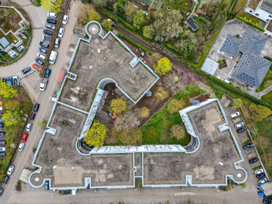 Vogelperspektive Etagenwohnung Landau in der Pfalz