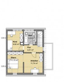 Grundriss OG Verkauft