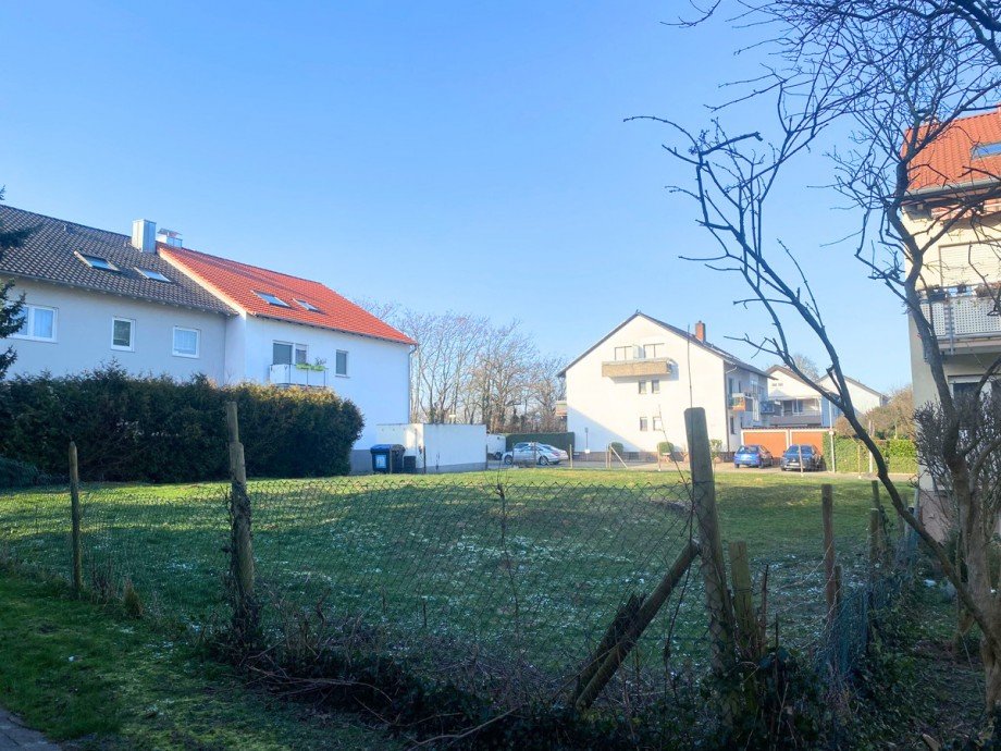 R�ckansicht Wohngrundst�ck Karlsruhe / Wolfartsweier