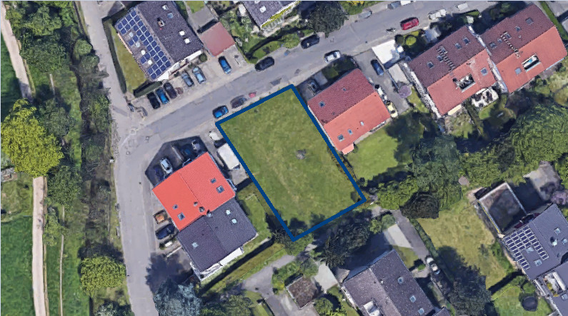 Luftbild B Wohngrundst�ck Karlsruhe / Wolfartsweier
