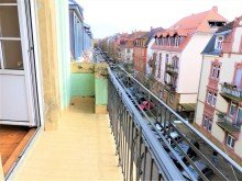 Balkon 1 Helle Altbau-Wohnung im Herzen der S�dweststadt