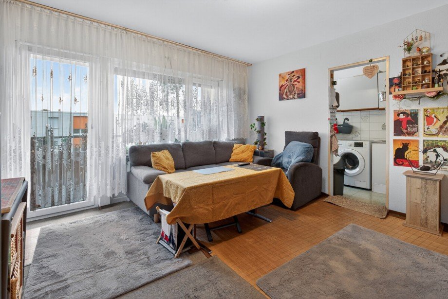 Wohnzimmer Etagenwohnung Karlsruhe