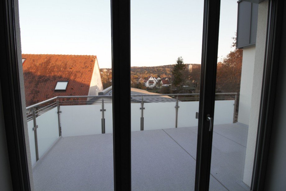 Blick Richtung Balkon Etagenwohnung Karlsruhe
