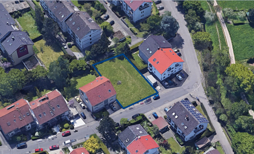 Luftbild A Wohngrundst�ck Karlsruhe / Wolfartsweier