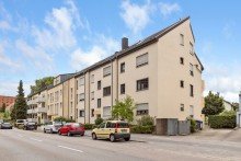 Au�enansicht Lichtdurchflutete 3-Zimmer-Wohnung mit Loggia und TG-Stellplatz
