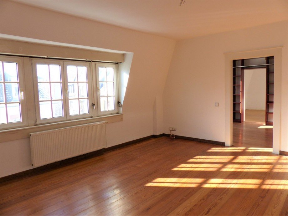 Wohnzimmer B Dachgeschosswohnung Karlsruhe