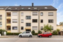 Au�enansicht Lichtdurchflutete 3-Zimmer-Wohnung mit Loggia und TG-Stellplatz
