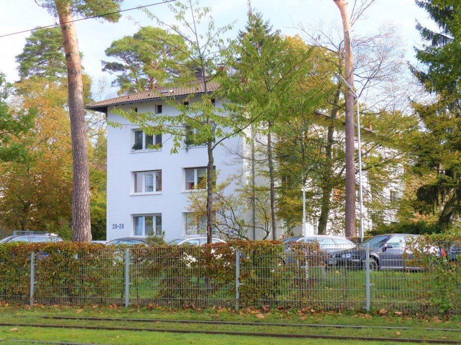 Au�enansicht A Etagenwohnung Karlsruhe