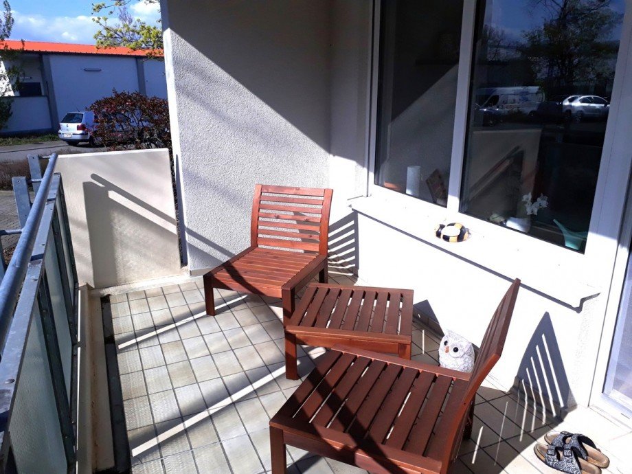 Balkon Erdgeschosswohnung Karlsruhe / Neureut
