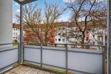 Loggia Bezugsfrei: Helle 3-Zimmer-Wohnung mit Balkon in Karlsruhe Durlach