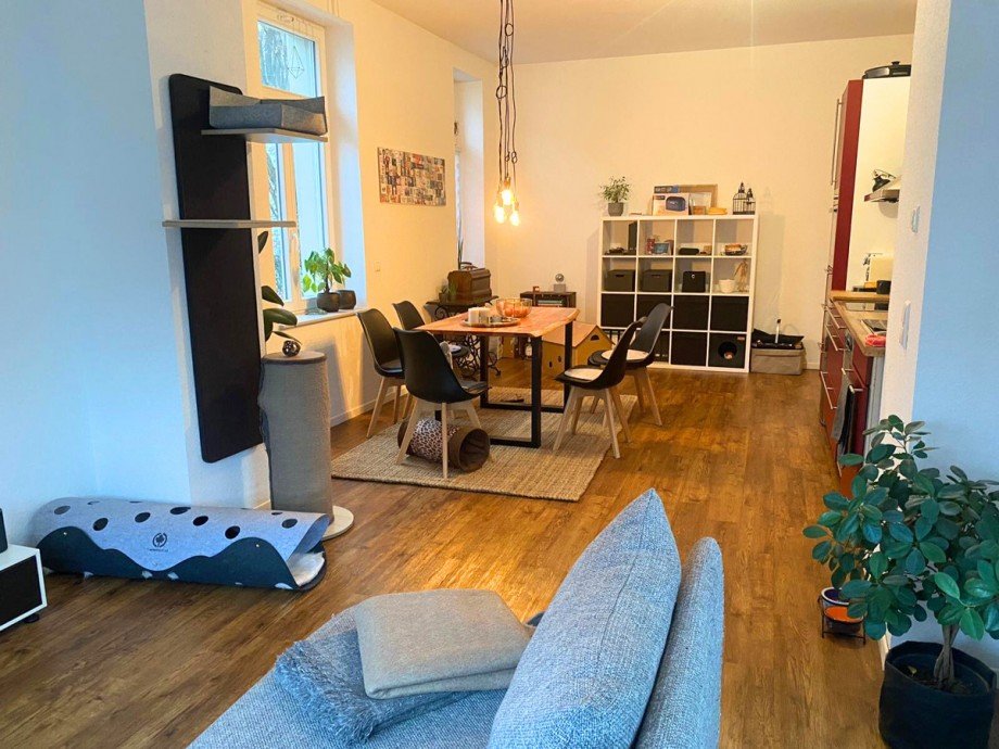 Wohn-und Essbereich Etagenwohnung Rastatt