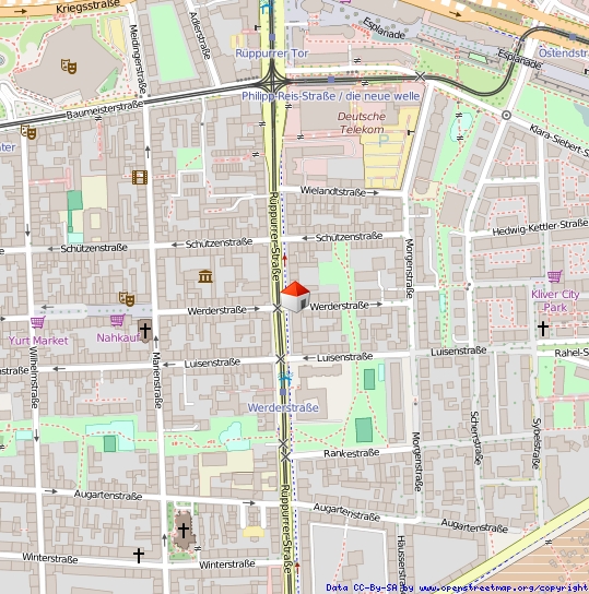 Lageplan Etagenwohnung Karlsruhe / S�dstadt
