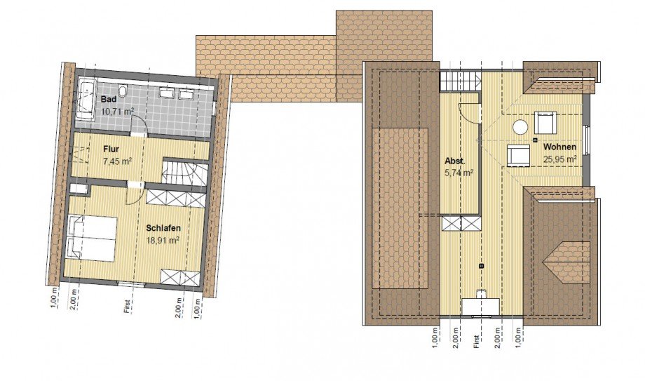Dachgeschoss Mehrfamilienhaus Malsch-Waldprechtsweier