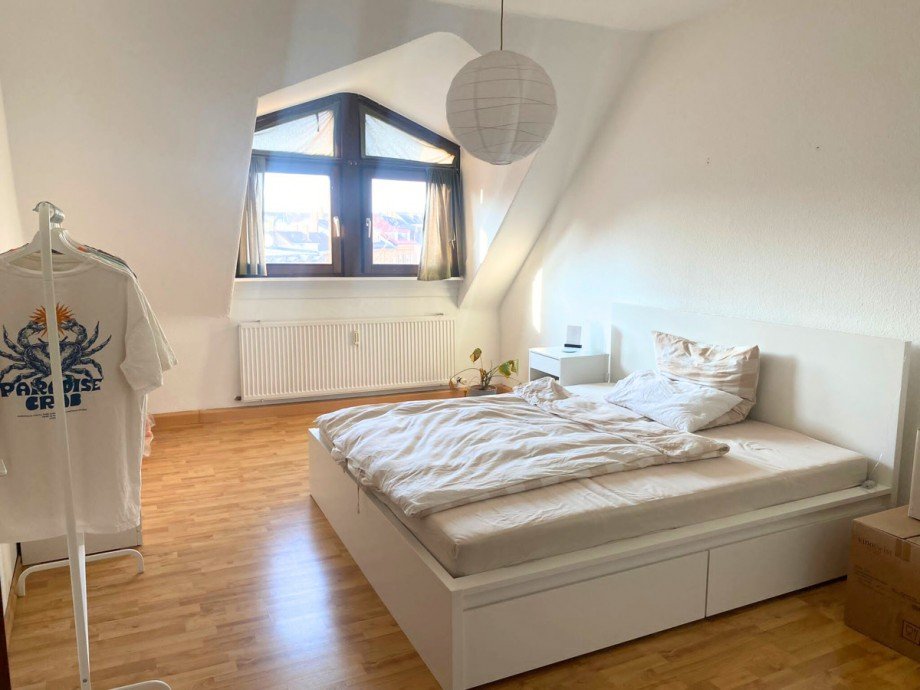 Schlafzimmer Dachgeschosswohnung Karlsruhe