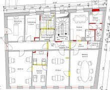 Grundriss Obergeschoss Ettlinger Premium-Lage: B�ro, Praxis oder Einzelhandel - entscheiden Sie selbst!