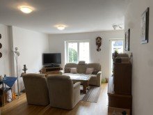 Wohn-Essbereich 2021 saniert: Wundersch�ne 2-Zimmer-Wohnung mit Terrasse und Gartenanteil in Bischweier