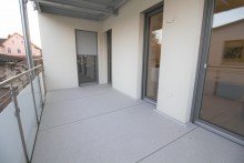 Balkon Hochwertig ausgestattetes Business-Apartment  Emil  in KA-Durlach