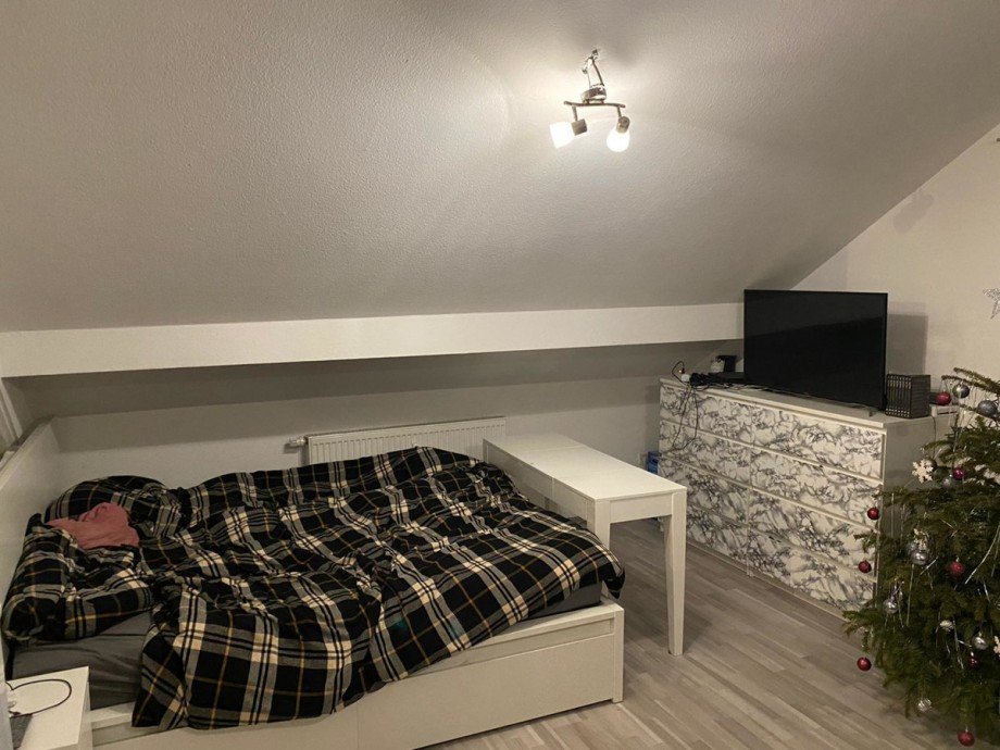 Schlafbereich Dachgeschosswohnung Rastatt