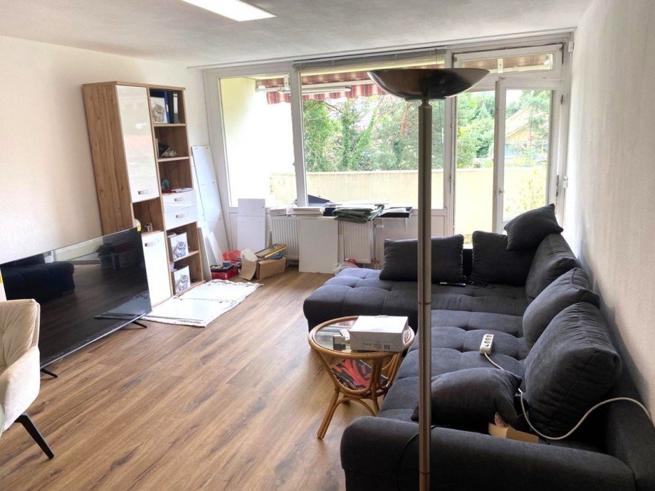 Wohnzimmer Etagenwohnung Durmersheim