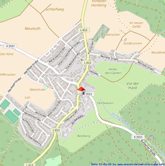 Lageplan Etagenwohnung Ettlingen / Sch�llbronn