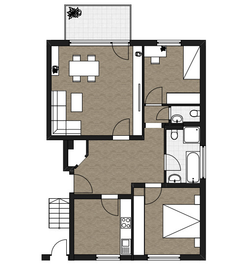  Erdgeschosswohnung Karlsruhe