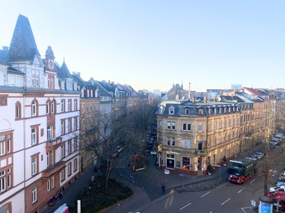 Aussicht Dachgeschosswohnung Karlsruhe