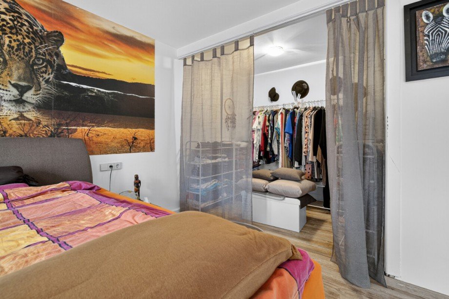Schlafzimmer/Ankleidebereich Einfamilienhaus Gernsbach
