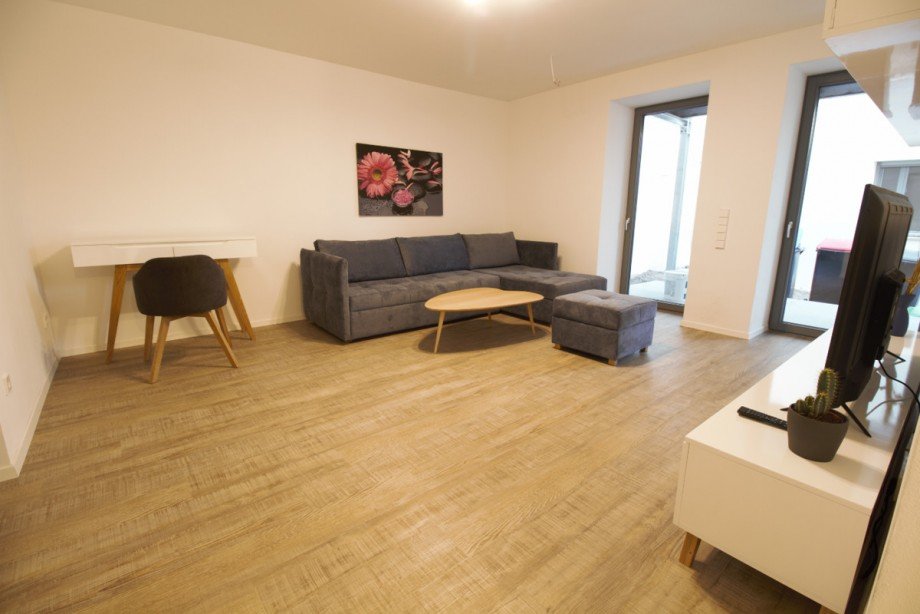 Wohnzimmer Erdgeschosswohnung Karlsruhe