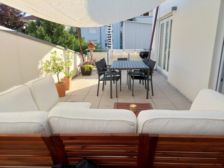 Dachterrasse Rastatt Etagenwohnung Neuwertige 4-Zimmer-Wohnung im Zentrum von Rastatt