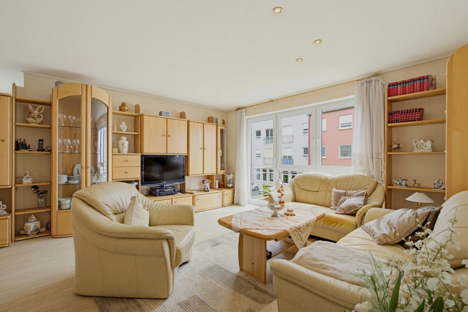 Wohnzimmer Etagenwohnung Ettlingen