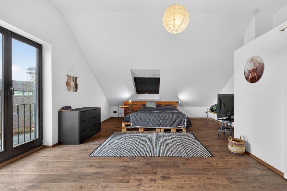 Schlafzimmer DG Reihenendhaus Karlsruhe