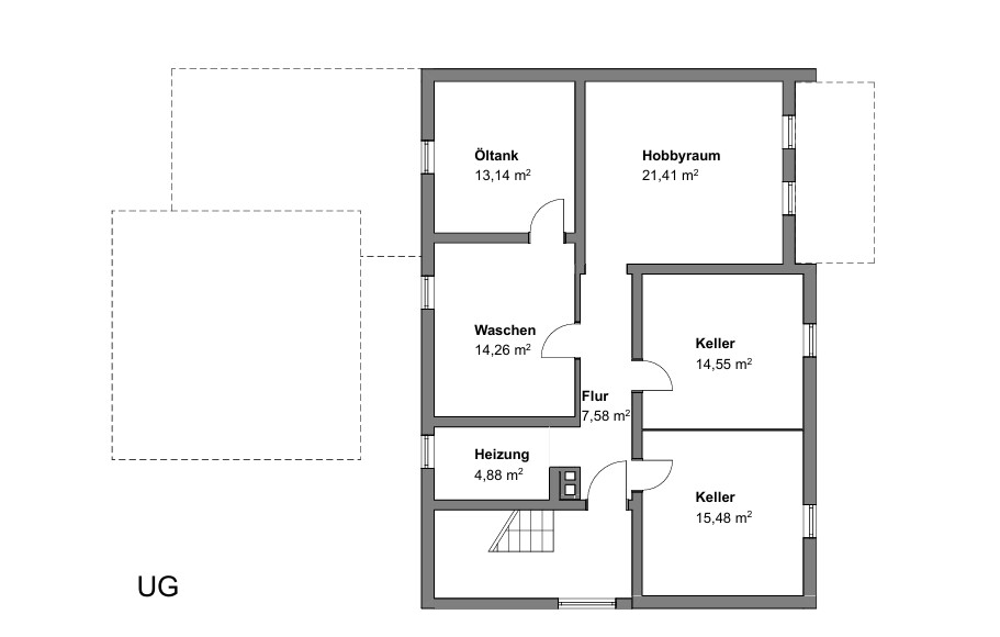 Untergeschoss Mehrfamilienhaus Durmersheim
