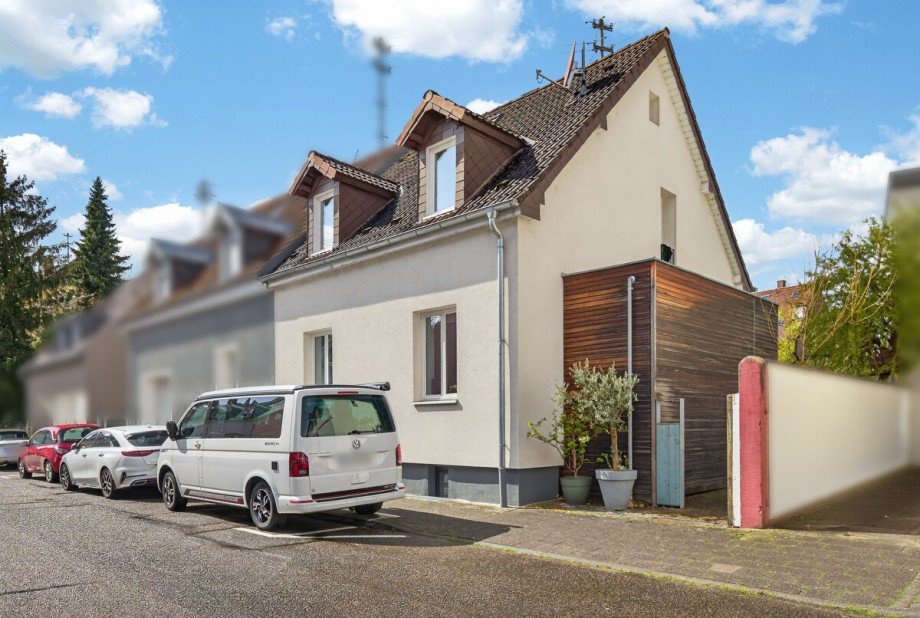 Au�enansicht Einfamilienhaus Karlsruhe